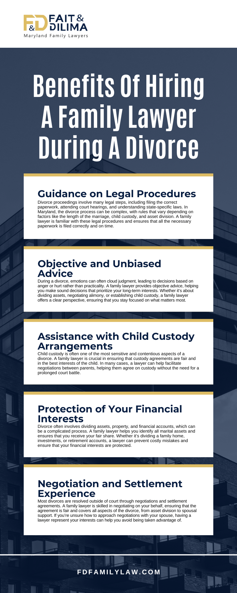 Benefits Of Hiring A Family Lawyer During A Divorce Infographic