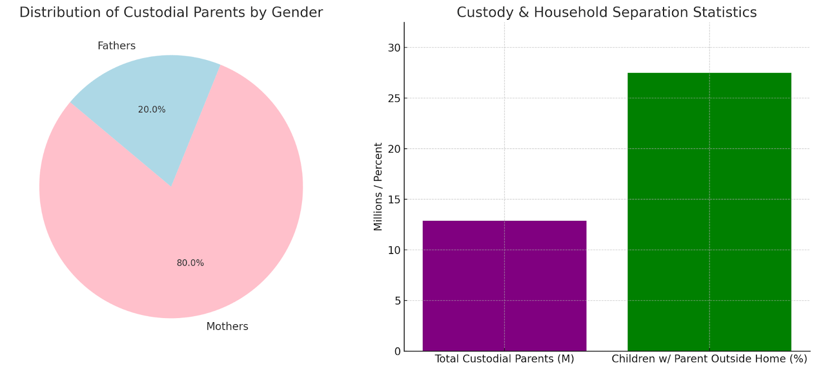 Custody & Household Separation Statistics